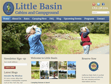Tablet Screenshot of littlebasin.org